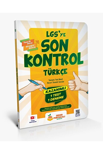 Şeker Portakalı Yayıncılık Lgs'ye Son Kontrol Türkçe