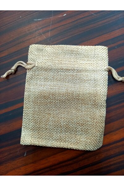 yörük tuhafiye Jüt Çuval Kese .hasır Kese. Keten Kese , 10 Adet (9 X 11 CM)