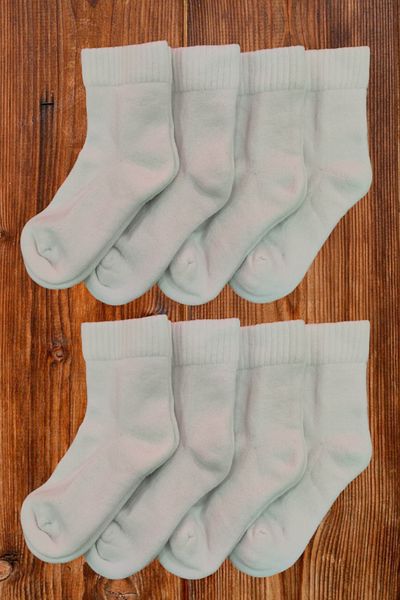 Leement socks Children's Bottom Towel Socks 8 Pairs Cotton Thick Winter Seamless Toe