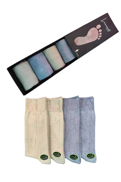Leement socks Мъжки зимни бамбукови безшевни чорапи 4 чифта класически
