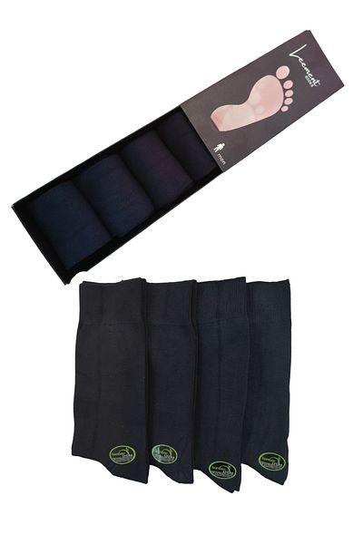 Leement socks Мъжки зимни бамбукови безшевни чорапи 4 чифта класически