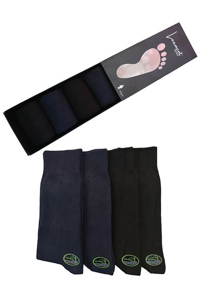 Leement socks Мъжки зимни бамбукови безшевни чорапи 4 чифта класически