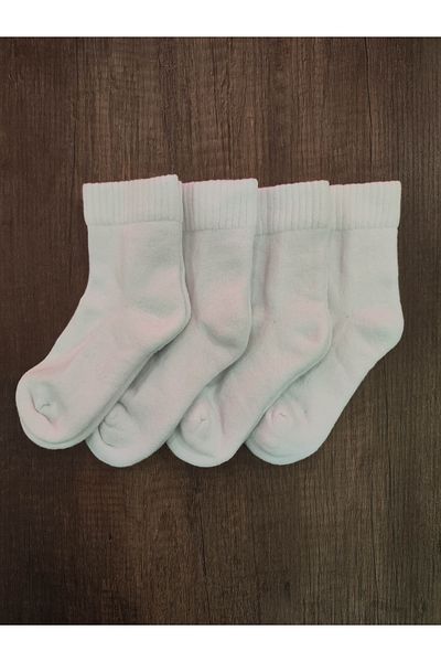 Leement socks Children's Sole Towel Socks 4 Pairs Cotton Thick Winter Seamless Toe