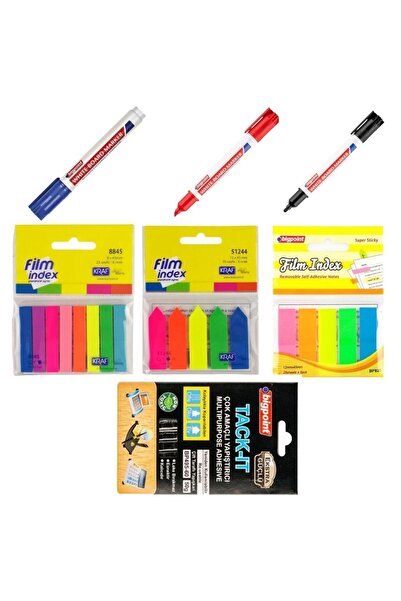 Art Tone OFİS MALZEME SETİ +BEYAZ TAHTA KALEMİ+AYIRAÇ POSTİT+PATAFİX