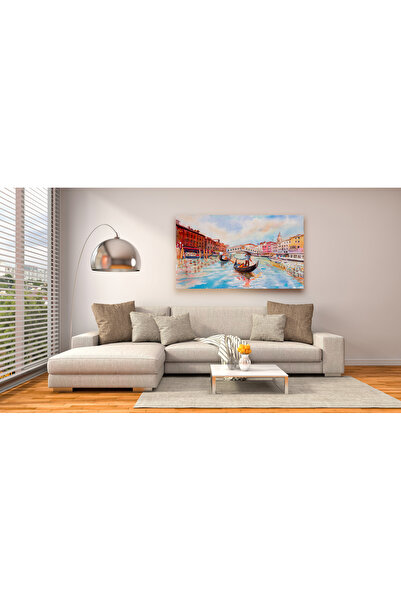 CANVASUM لوحة زيتية بمظهر قارب كاياك AR030271