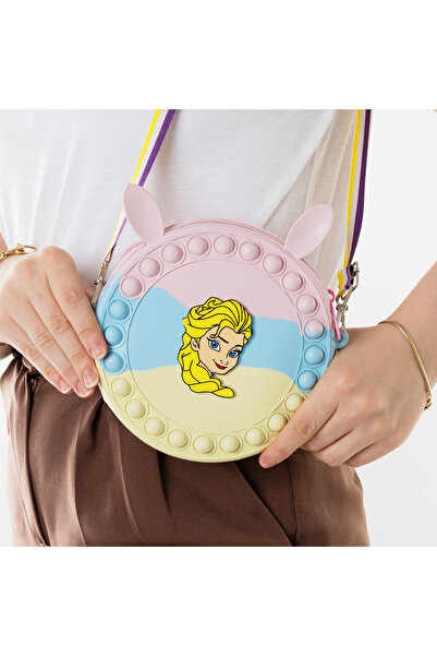 Allbags Silikon Popit Elsaa Figürlü Omuz Çantası Duyusal