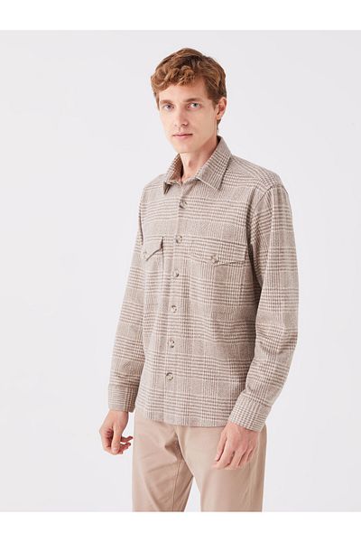 LC Waikiki Plaid Patterned Comfortable Men's Shirt - Long Sleeve