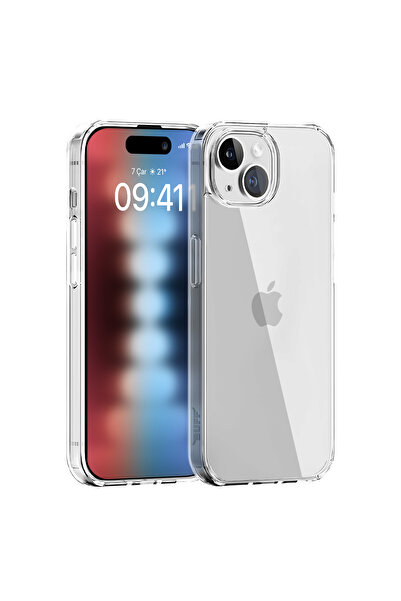 Buff Labs Buff iPhone 15 Air Hybrid Kılıf Crystal Clear