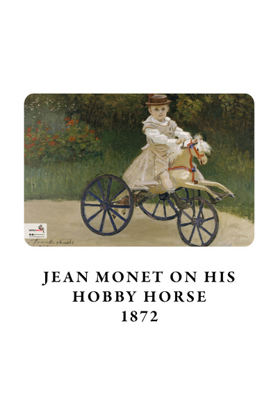 retronote Set de 4 caiete Claude Monet - Seria Impresionism - Necăptușit - 64 pagini - 10,5x14cm