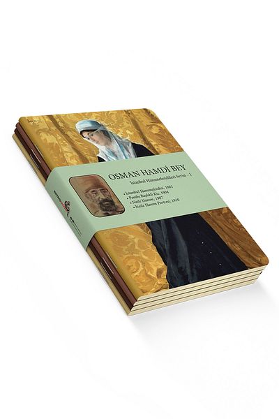retronote Osman Hamdi Bey 4-Piece Notebook Set 1 - Istanbul Ma'amens 1 - Unlined - 64 Pages - 10.5x14cm