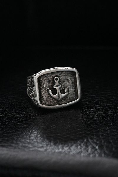 Clariss Adjustable Anchor Model Men's Ring