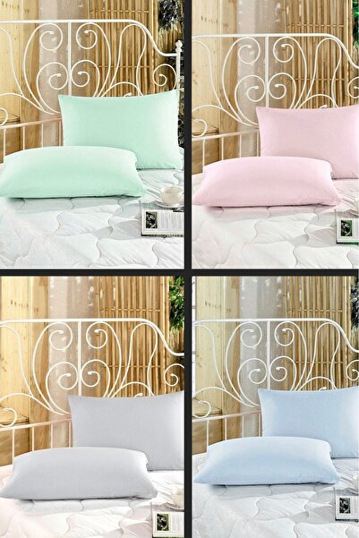 ENESSA 8 أكياس وسائد مع أغطية (أخضر مائي، وردي، أزرق فاتح، رمادي فاتح)