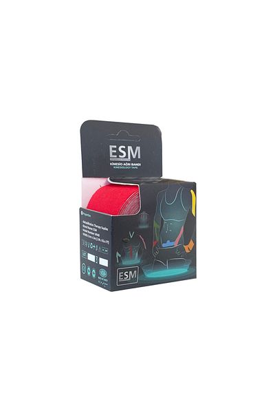 ESM KİNESİOTAPE شريط الألم الأحمر