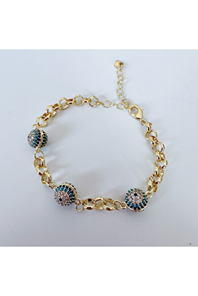 CHARMLUCKY ÇELİK TOP NAZAR BİLEKLİK
