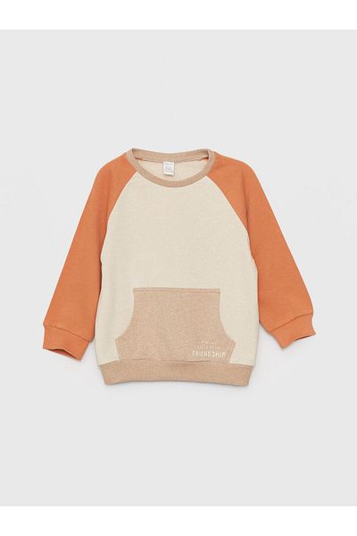 LC Waikiki Baby Boy Long Sleeve Crew Neck Sweatshirt