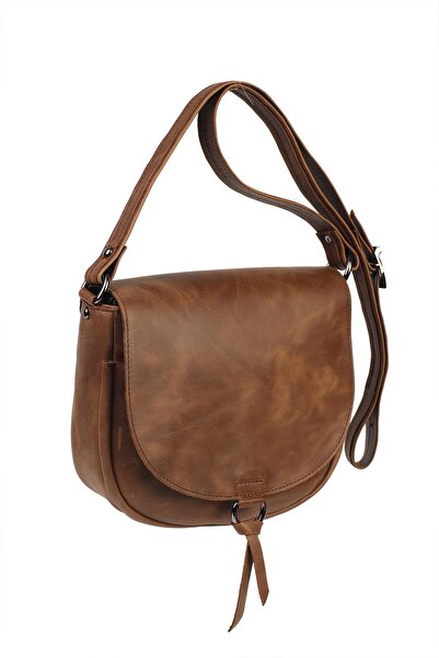 Ysmn Τσάντα ώμου με κάλυμμα από γνήσιο δέρμα YC012036DCR