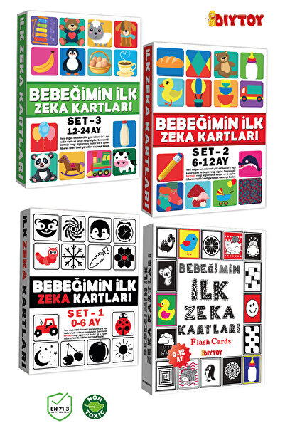 Diytoy Early Education Intelligence Cards And Our Baby First Intelligence Car...