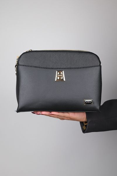 LuviShoes Geantă de umăr pentru femei GRENS Black Skin
