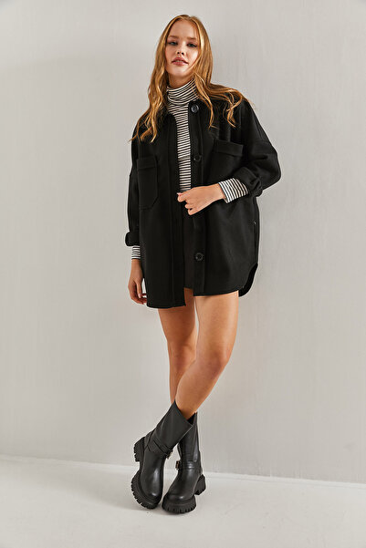 Bianco Lucci Γυναικείο μπουφάν με διπλή τσέπη