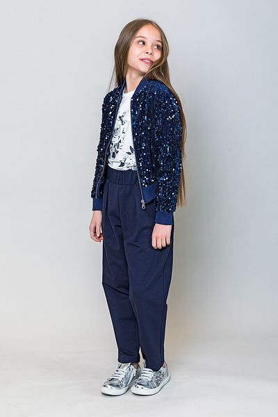 incity Girl's Slouchy Trousers with Elastic Waist