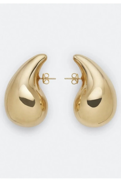 AURRARİ Gold Gözyaşı Damla Model küpe