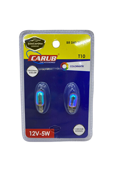 ŞüsCarOto Aksesuar Carub Diadem Ampul Krom Amber Park Ampulü T10 WY5W 12V Tur...