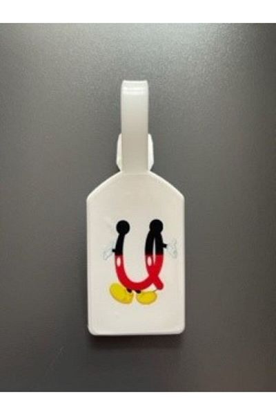 Seyahataksesuar Mickey designed letters luggage bag suitcase tag