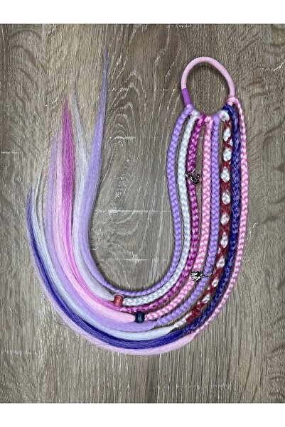 Selin Bengi Barbie Afrika Örgülü Çocuk Tokası 8 Li