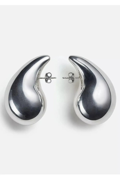 AURRARİ Silver  Gözyaşı Damla Model küpe