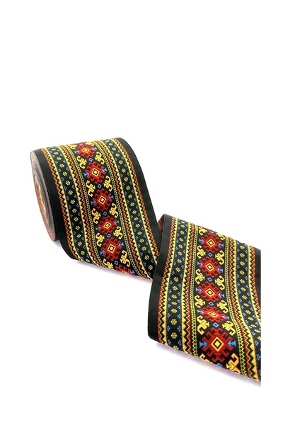 FANTASTIC KURDELE Етнічний візерунок тканий бордюр стрічка (10 см ширина - 10...