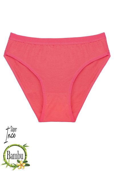 Humaone Συσκευασία 4 Bamboo Super Thin Soft εσώρουχα Ρόδι