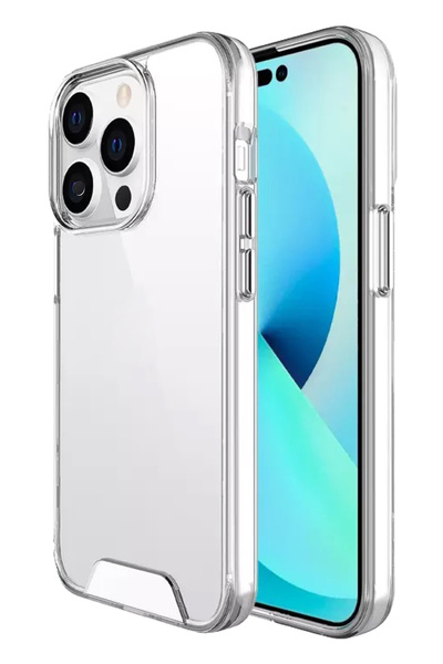 Deilmi iPhone 15 Pro Max Compatible Space Clear Shock Resistant Transparent S...