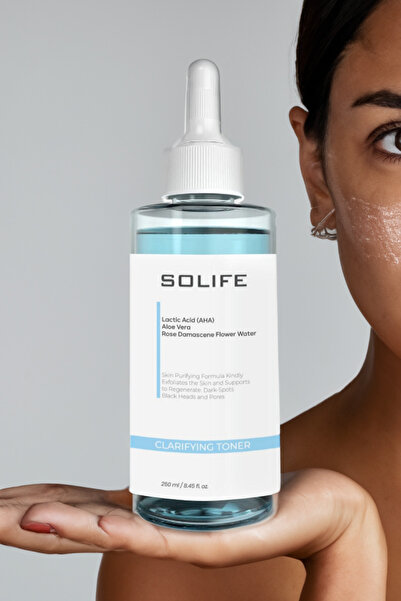 SOLIFE Clarifying Toner Aha Içeren Temizleyici Nemlendirici Tonik 250 ml