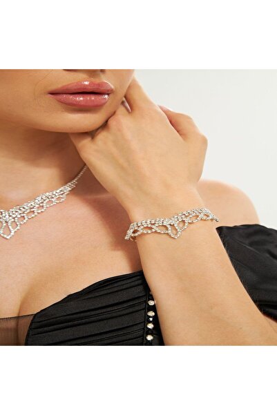 Flaner Paris Aksesuar Balkan choker necklace earrings bracelet set