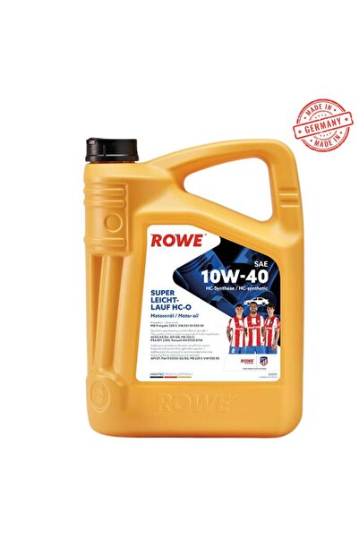 ROWE HIGHTEC SUPER LEICHTLAUF HC-O SAE 10W-40 MOTOR YAĞI 5LİTRE
