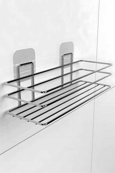 KARTEYA 3-Piece Bathroom Set Adhesive Stainless Bathroom Soap Dish WC Paper Holder Towel Holder Bathroom Organizer Set