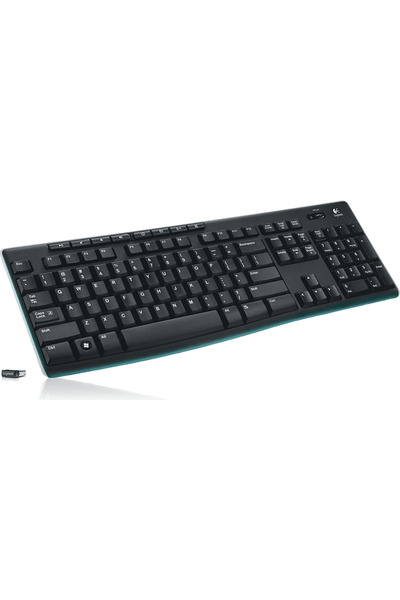 logitech K270 Tam Boyutlu Kablosuz Türkçe Q Klavye - Siyah