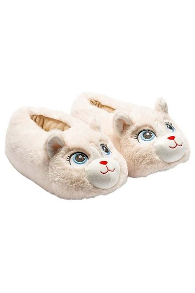 Twigy CC0581 Tw Kontes Beige Animal Figured Panduf pentru femei