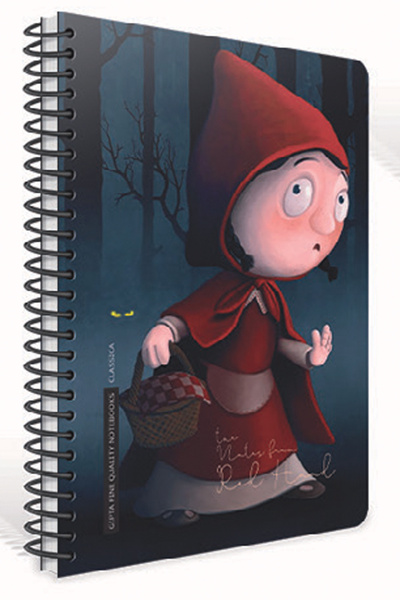 Gıpta fine quality defter spiralli sert kapak 17x24cm 120 ayprak kareli defte...