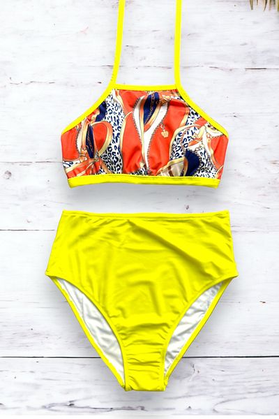 Nilmay mayo HIGH WAIST BIKINI SET