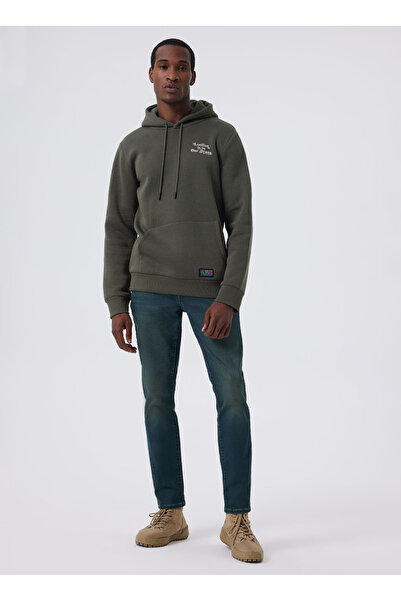 Lee Cooper بنطال جينز رجالي بقصة ضيقة بخصر عادي 241 LCM121042 جاك سيلو جرين SPR