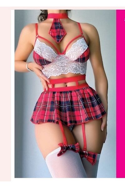 ESİLORA Femei Fancy Fishnet Nightwear Costum special Sexi Fancy elegant cu fustă