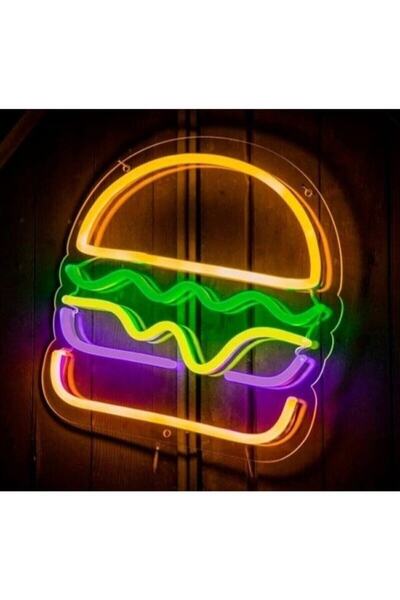 ARYA LİNA DESİGN Neon Led Işıklı Hamburger