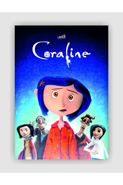 fırsatlar diyarı Coraline Anime Film Duvar Posteri - Kalın Kağıt - Çerçevesiz