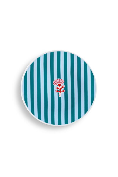 FernCo Joy Collection Nostalgia Stripes Tatlı Tabağı