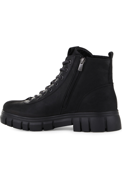 Voyager 4443 Ανδρικές μπότες από γνήσιο δέρμα με ζεστή επένδυση με φερμουάρ