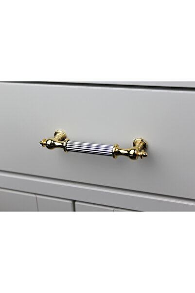 Dizaynhouse 96 mm Gold Krom Berra Serisi Dolap ve Çekmece Kulpu