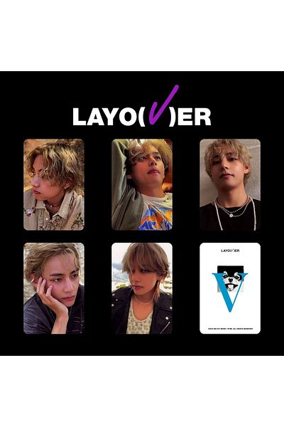Kpop Dünyasi BTS V ''Layover'' Blue PC Set