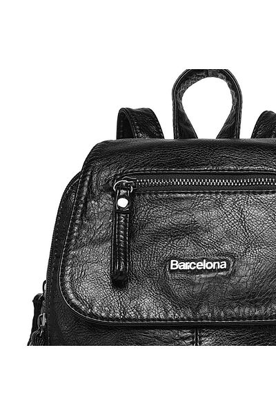 BARCELONA 21K Wash Leather Medium Size Women's Backpack 21-K Barcelona 1675
