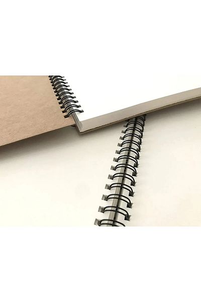 Namgo دفتر ملاحظات بغطاء كرافت غير مُبطن من إيمينيم كولاج مقاس A6 (100 صفحة)